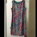Lilly Pulitzer Dresses | Lilly Pulitzer Aqua Francesca Koi Fish Knit Dress | Color: Blue/Pink | Size: M