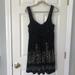 Free People Dresses | Free People Crushed Velvet Sequin Dress | Color: Black | Size: M