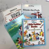 Disney Other | Disney Books - Vintage Bundle Of 4 Books | Color: Gold | Size: One Size