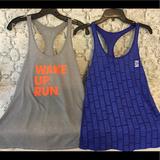 Under Armour Tops | Lot Of 2 Ua Under Armour Running Tank Tops | Color: Blue/Gray | Size: S