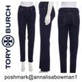 Tory Burch Jeans | Euc Tory Burch Straight Leg Jean 26 | Color: Blue | Size: 26