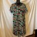 Lularoe Dresses | Lularoe Xs Carly Dress | Color: Blue/Green | Size: Xs