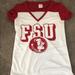 Pink Victoria's Secret Tops | Florida State Jersey Tee | Color: Red/White | Size: Xs