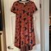 Lularoe Dresses | Lularoe Carly Size Xs | Color: Black/Pink | Size: Xs