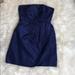 J. Crew Dresses | J. Crew Silk Strapless Cocktail Dress | Color: Purple | Size: 2p