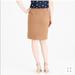 J. Crew Skirts | J. Crew Pencil Skirt In Double-Serge Wool | Color: Brown/Tan | Size: 6p