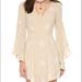 Free People Dresses | Hp Free People Jasmine Embroidered Dress In Almond | Color: Cream/White | Size: 4