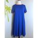 Lularoe Dresses | Lularoe Carly Cobalt Blue High Low Dress Sz Small | Color: Blue | Size: S