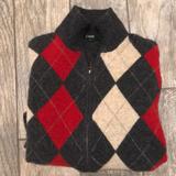 J. Crew Sweaters | Jcrew Wool Sweater | Color: Gray/Red | Size: Xl