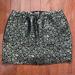 J. Crew Skirts | J. Crew Collection Black & Gold Floral Mini Skirt | Color: Black/Gold | Size: 2