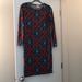 Lularoe Dresses | Lularoe Debbie Dress | Color: Blue/Red | Size: S