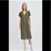 Zara Dresses | New With Tags Zara Metallic Dress Small | Color: Gold | Size: S