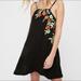 Free People Dresses | Free People Black Flower Fields Embroidered Dress | Color: Black | Size: S