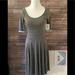 Lularoe Dresses | Lularoe Nicole Size Small Nwt | Color: Gray/Green | Size: S