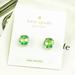 Kate Spade Jewelry | Kate Spade Round Bright Ideal Earring Emerald Gold | Color: Gold/Green | Size: Os