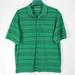 Nike Shirts | Nike Golf Polo Shirt Short Sleeve Fit Dry Striped | Color: Blue/Green | Size: L