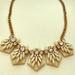 J. Crew Jewelry | Jcrew White And Gold Statement Necklace | Color: Gold/White | Size: 22”