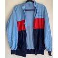 Adidas Jackets & Coats | Light Blue, Red, & Navy Adidas Windbreaker | Color: Blue/Red | Size: Xs