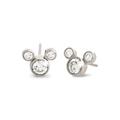 Disney Jewelry | Disney Mickey Mouse Stud Earrings | Color: Silver | Size: Os