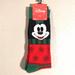 Disney Underwear & Socks | Mickey Mouse Christmas Men’s Novelty Crew Socks | Color: Green/Red | Size: 6-12