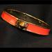 Kate Spade Jewelry | Kate Spade Hinged Bracelet Orange/Gold - Nwot | Color: Gold/Orange | Size: Os