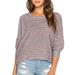 Free People Sweaters | Casual Free People Striped Sweater | Color: Blue/Gray | Size: M