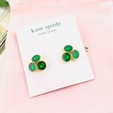 Kate Spade Jewelry | Kate Spade Reflecting Pool Emerald Green Earrings | Color: Gold/Green | Size: Os