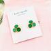 Kate Spade Jewelry | Kate Spade Reflecting Pool Emerald Green Earrings | Color: Gold/Green | Size: Os