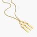 J. Crew Jewelry | J. Crew Women's Tuning Fork Necklace | Color: Gold | Size: Os