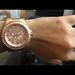 Michael Kors Accessories | Michael Kors Large Face Rose Gold Watch | Color: Gold/Gray | Size: Os