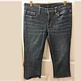 J. Crew Jeans | J. Crew Matchstick Skinny Jeans Cropped Capri Dark | Color: Blue | Size: 28