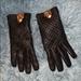 Michael Kors Accessories | Michael Kors Leather Gloves | Color: Black/Gold | Size: Small-Medium