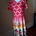 Lularoe Dresses | Hard To Find Lularoe Pattern Amelia Dress, Xxl | Color: Pink/Red | Size: Xxl