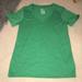 Nike Tops | Green Nike Dri-Fit Vneck Shirt | Color: Green | Size: M
