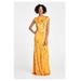 Zara Dresses | Gorgeous Gold Zara Maxi Dress | Color: Black/Gold | Size: M