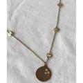 J. Crew Jewelry | J. Crew Gold Silver And Rhinestone Charm Necklace | Color: Gold/Silver | Size: Os