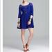 Free People Dresses | Free People | Blue Lace Empire Waist Mini Dress | Color: Blue | Size: S