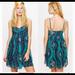 Free People Dresses | Free People Babydoll Dress | Color: Blue/Green | Size: M