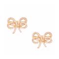 Kate Spade Jewelry | Kate Spade Gold Bow Meets Girl Earrings | Color: Gold | Size: Os