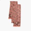 Madewell Accessories | Madewell Assam Floral Silk Skinny Scarf | Color: Black/Pink | Size: Os