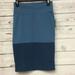 Lularoe Skirts | Lularoe Cassie Skirt Blue Color Block | Color: Blue | Size: S