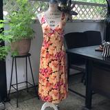 J. Crew Dresses | J. Crew Silk Floral Dress | Color: Orange/Pink | Size: 8