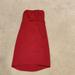 J. Crew Dresses | J.Crew Red Strapless Dress | Color: Red | Size: 2