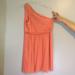 J. Crew Dresses | J. Crew Kylie Silk Chiffon One-Shoulder Dress | Color: Pink | Size: 4p