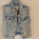 Levi's Jackets & Coats | Levi’s Denim Vest | Color: Blue/White | Size: S