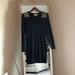 Michael Kors Dresses | Michael Kors Navy Sweater Dress With Gold Accents! | Color: Blue/Gold | Size: Xs