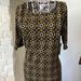 Lularoe Dresses | Lularoe L Julia Dress | Color: Black/Gold | Size: L