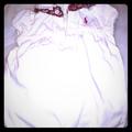 Polo By Ralph Lauren One Pieces | Infant Girl Ralph Lauren Shorts Romper | Color: White | Size: 0-3mb