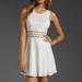 Free People Dresses | Free People White ‘Daisy Waist’ Dress Sz 4 | Color: Red/White | Size: 4