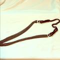 Anthropologie Jewelry | Long Chain Necklace. Purchased At Anthropologie | Color: Black/Silver | Size: Os